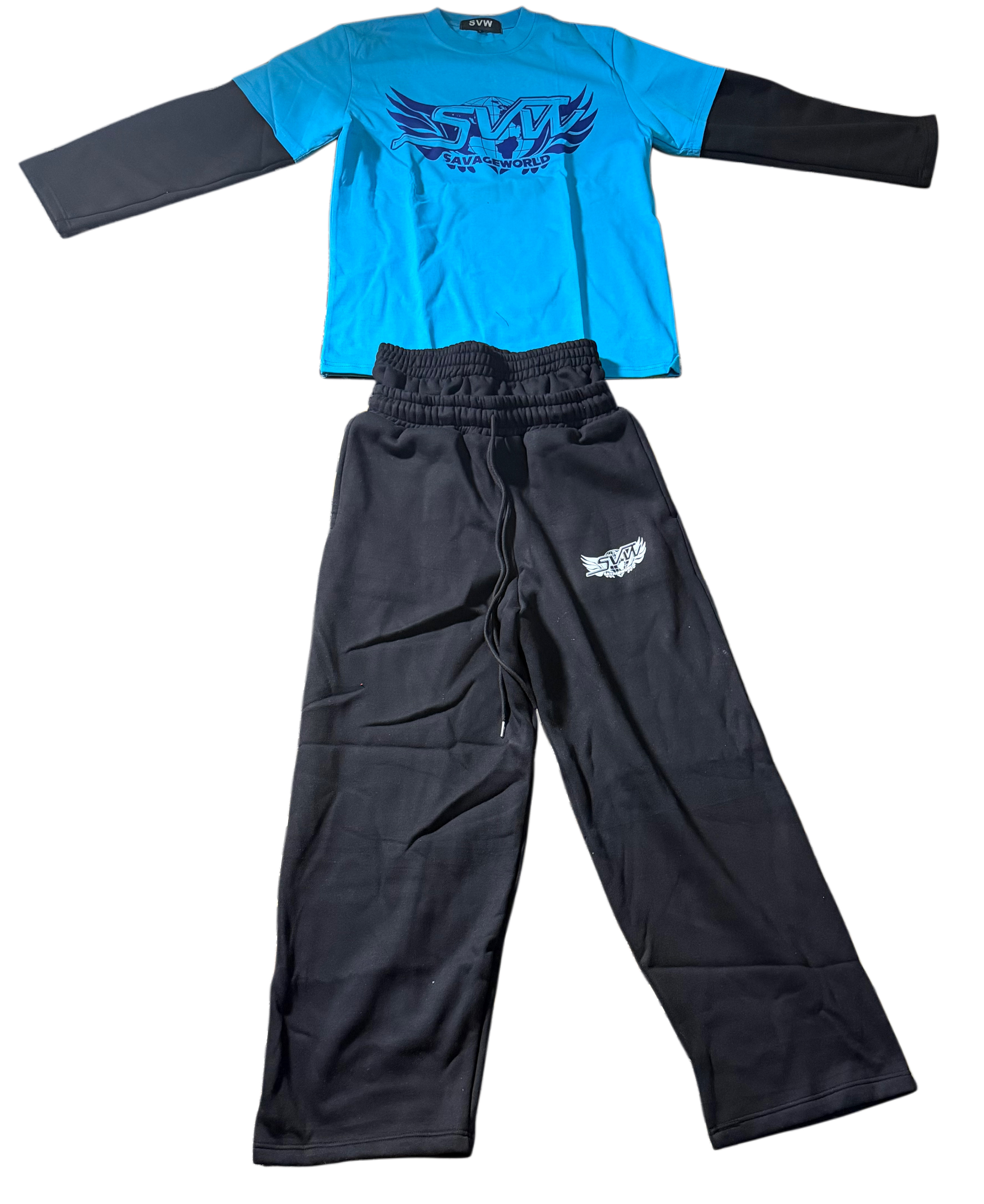 SVW SLEEVELESS AND LONG SLEEVE 2piece
