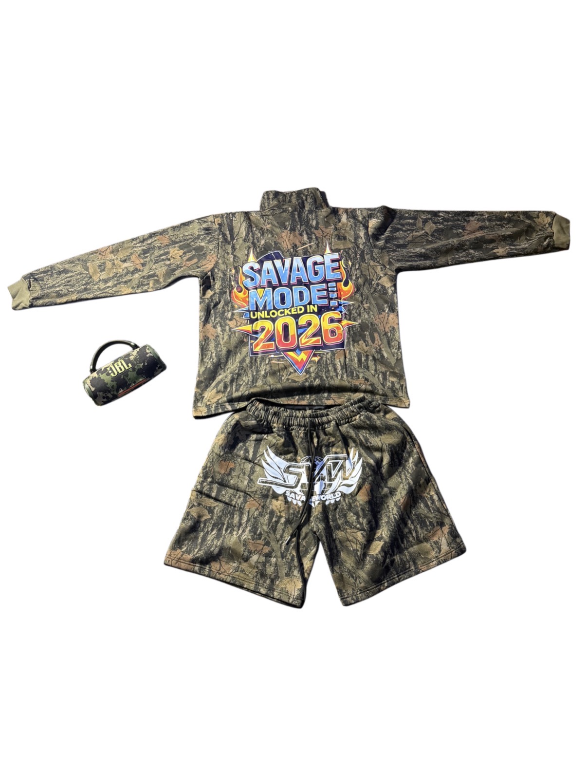 SAVAGE MODE Turtle neck 2 piece